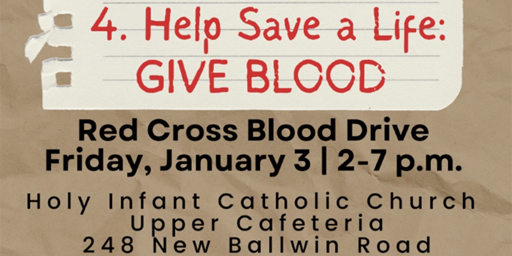 BLOOD DRIVE : JAN 3