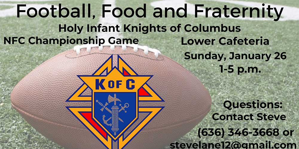 FOOTBALL, FOOD & FRATERNITY : JAN 26