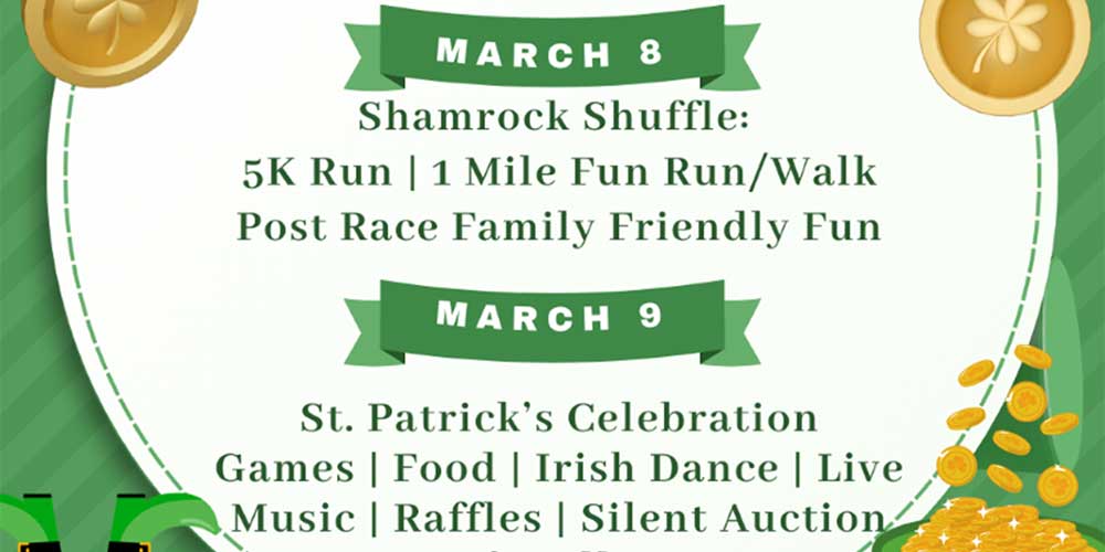 ST. PATS EVENTS : MAR 8-9