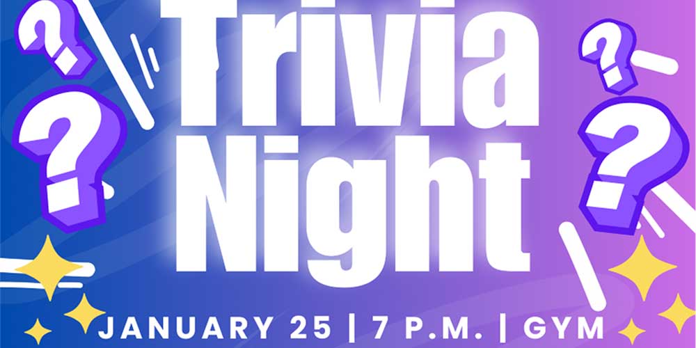 TRIVIA NIGHT : JAN 25