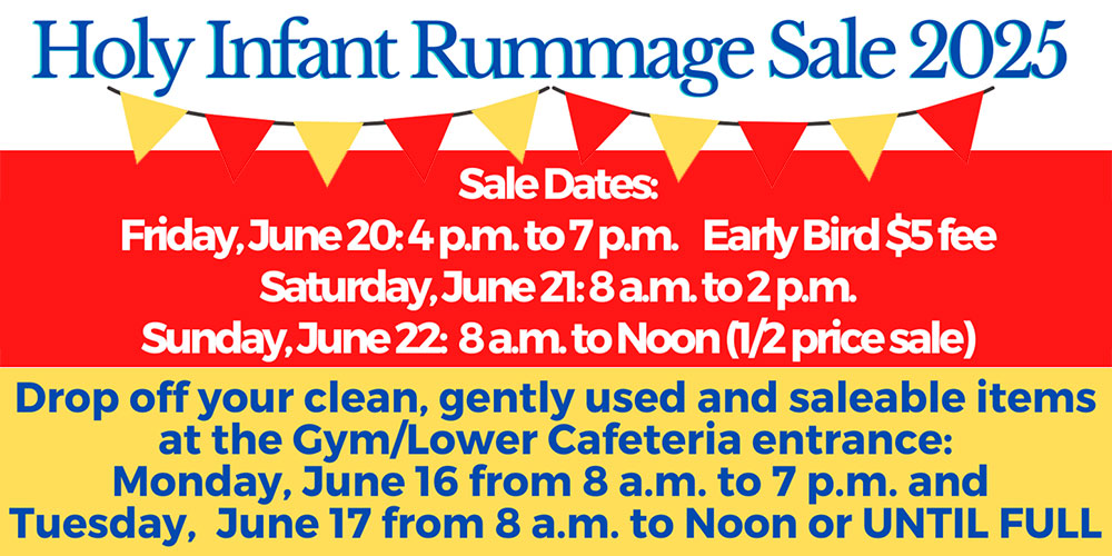 RUMMAGE SALE : JUN 20-22