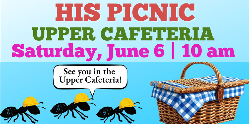 HIS PICNIC : JUNE 6