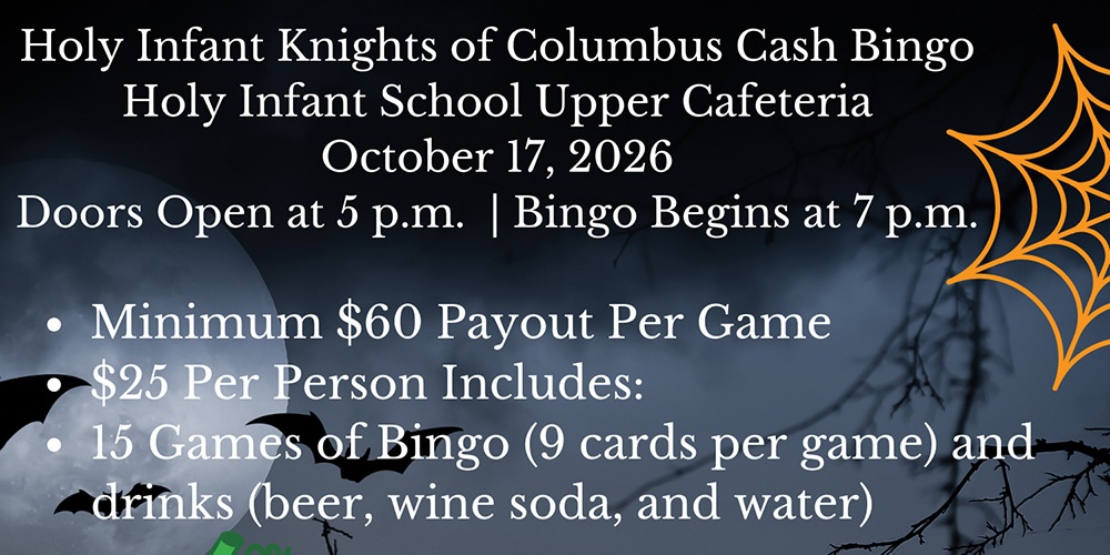 CASH BINGO : OCT 17